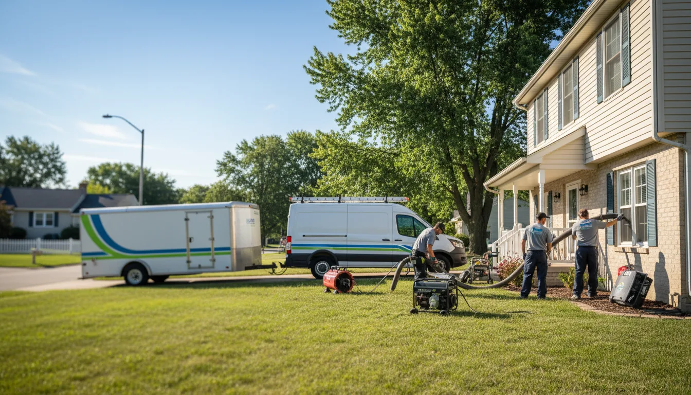 Flooded Basement Restoration And Cleanup With Repair in Empire, OH near me
